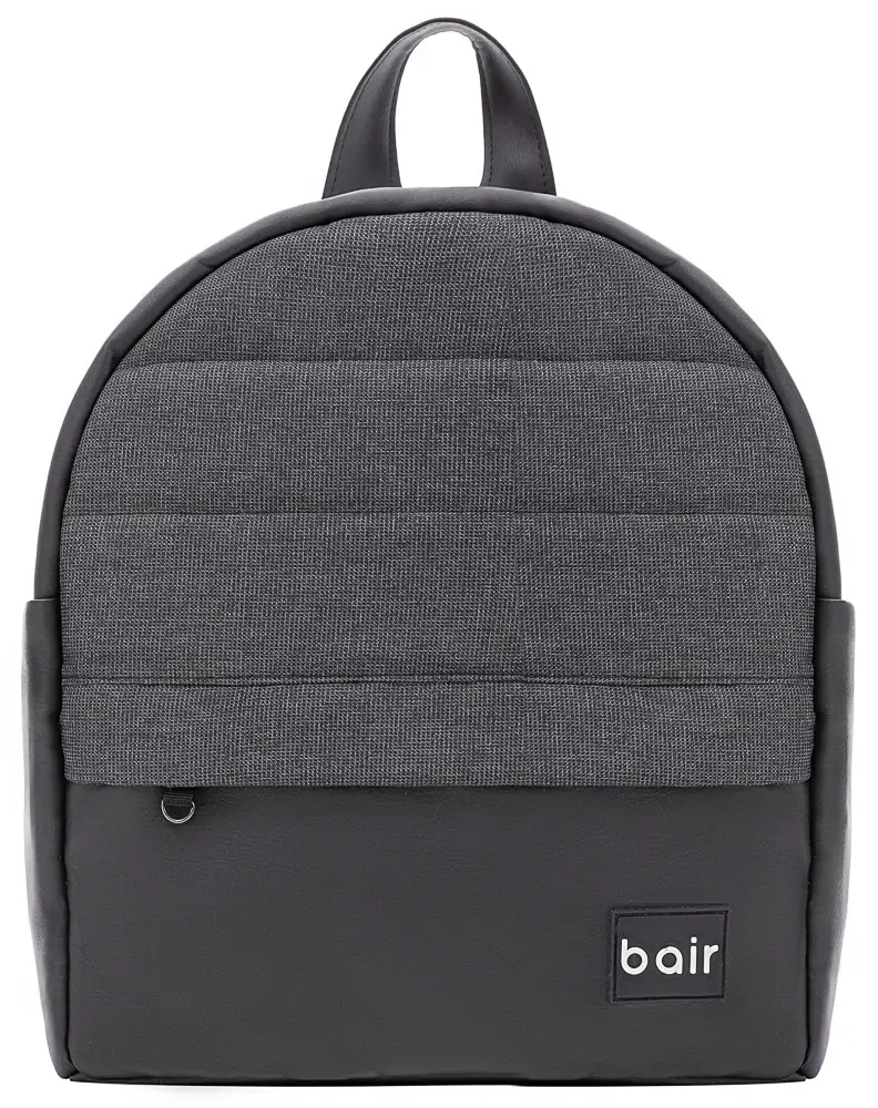 Коляска 2 в 1 Bair Kiwi Plus ECO Soft BKP-219 графит